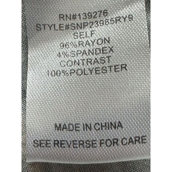 L Serein Women's Petite Sleeveless A-Line Top Paisley Print Multicolor - Picture 4 of 5